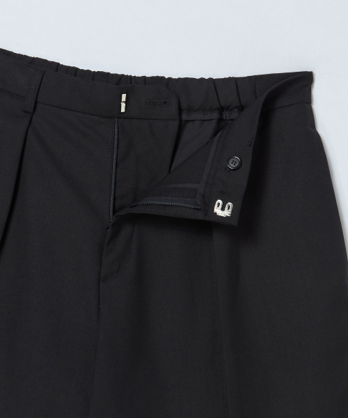 Beyond Closet（-）の「[COLLECTION LINE] ラックスブレンドファブリックハーフパンツブラック（その他パンツ・メンズ・その他・MEDIUM/LARGE）」の7枚目の写真