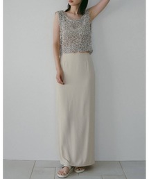 FIGURE（フィギュア）の「Georgette Pencil Skirt 62610801（スカート）」