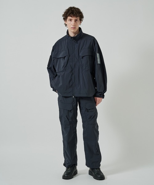N.HOOLYWOOD(N.ハリウッド)の「【N.HOOLYWOOD】9251-BL04-003 STAND COLLAR BLOUSON(ブルゾン・メンズ・ブラック/ダークグレー・40/38/36)」の18枚目の写真