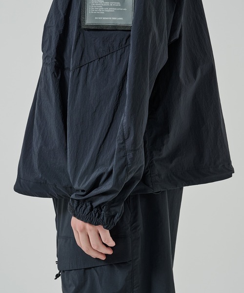N.HOOLYWOOD(N.ハリウッド)の「【N.HOOLYWOOD】9251-BL04-003 STAND COLLAR BLOUSON(ブルゾン・メンズ・ブラック/ダークグレー・40/38/36)」の6枚目の写真