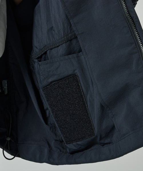 N.HOOLYWOOD(N.ハリウッド)の「【N.HOOLYWOOD】9251-BL04-003 STAND COLLAR BLOUSON(ブルゾン・メンズ・ブラック/ダークグレー・40/38/36)」の9枚目の写真