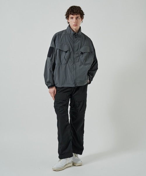 N.HOOLYWOOD(N.ハリウッド)の「【N.HOOLYWOOD】9251-BL04-003 STAND COLLAR BLOUSON(ブルゾン・メンズ・ブラック/ダークグレー・40/38/36)」の14枚目の写真