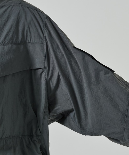 N.HOOLYWOOD(N.ハリウッド)の「【N.HOOLYWOOD】9251-BL04-003 STAND COLLAR BLOUSON(ブルゾン・メンズ・ブラック/ダークグレー・40/38/36)」の17枚目の写真