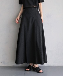&g'aime | 【&ｇ'aime 】シワ加工フレアスカート　Crinkle Flared Skirt(スカート)