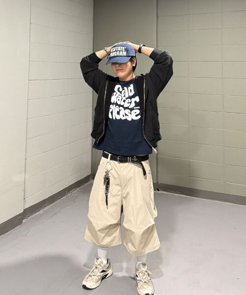 URBANAGE(アーバンエイジ)の「Cold Water Plz オーバー半袖_ネイビー(Tシャツ/カットソー・レディース・その他・MEDIUM/LARGE)」の2枚目の写真