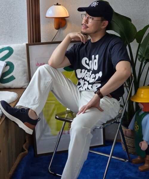 URBANAGE(アーバンエイジ)の「Cold Water Plz オーバー半袖_ネイビー(Tシャツ/カットソー・レディース・その他・MEDIUM/LARGE)」の6枚目の写真