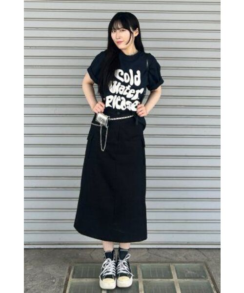 URBANAGE(アーバンエイジ)の「Cold Water Plz オーバー半袖_ネイビー(Tシャツ/カットソー・レディース・その他・MEDIUM/LARGE)」の11枚目の写真