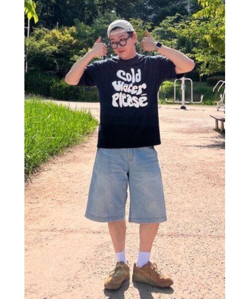 URBANAGE(アーバンエイジ)の「Cold Water Plz オーバー半袖_ネイビー(Tシャツ/カットソー・レディース・その他・MEDIUM/LARGE)」の12枚目の写真