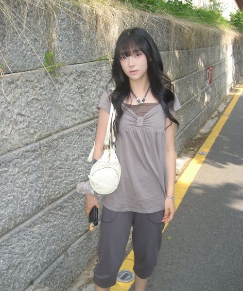 EXPIRED GIRL（エクスパイアードガール）の「Noma Bead Top Cocoa Brown（Tシャツ/カットソー・レディース・その他・FREE）」の4枚目の写真