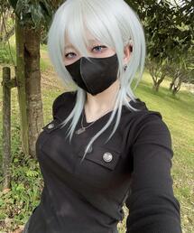 gibous（ギボス）の「gibous/ギボス/button v neck tops（Tシャツ/カットソー）」