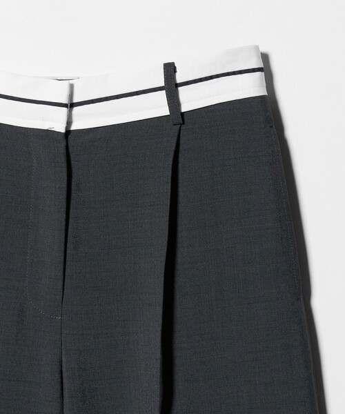 A DAY IN THE LIFE UNITED ARROWS(アデイインザライフユナイテッドアローズ)の「リネンライク マーベルト ワイドパンツ ‐ウォッシャブル‐<A DAY IN THE LIFE>(その他パンツ・レディース・ダークグレー/ナチュラル/ネイビー・M/S)」の15枚目の写真