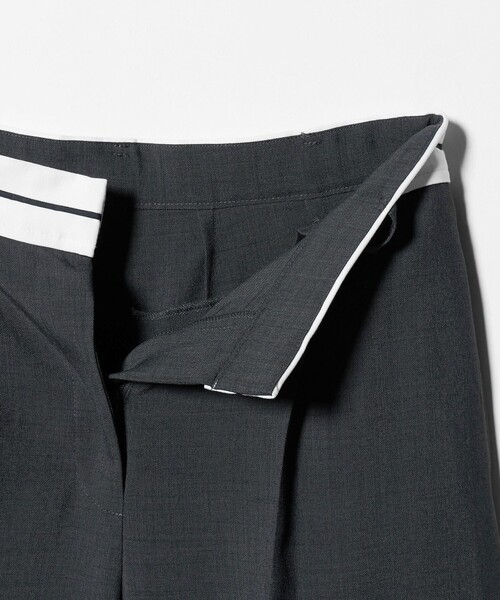 A DAY IN THE LIFE UNITED ARROWS(アデイインザライフユナイテッドアローズ)の「リネンライク マーベルト ワイドパンツ ‐ウォッシャブル‐<A DAY IN THE LIFE>(その他パンツ・レディース・ダークグレー/ナチュラル/ネイビー・M/S)」の16枚目の写真