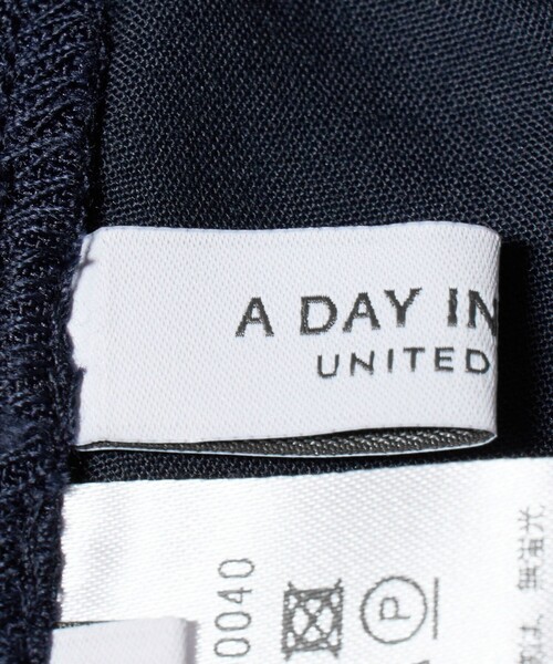 A DAY IN THE LIFE UNITED ARROWS(アデイインザライフユナイテッドアローズ)の「リネンライク マーベルト ワイドパンツ ‐ウォッシャブル‐<A DAY IN THE LIFE>(その他パンツ・レディース・ダークグレー/ナチュラル/ネイビー・M/S)」の5枚目の写真