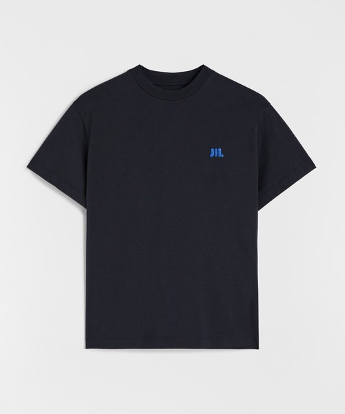 JIL SANDER(ジルサンダー)の「T-SHIRT CN SS EMB(Tシャツ/カットソー・レディース・ブラック/ネイビー/グレー/ホワイト・S/XS/L/M)」の4枚目の写真