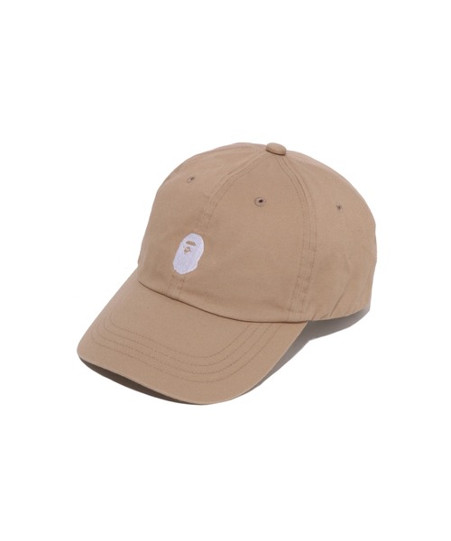 A BATHING APE(アベイシングエイプ)の「APE HEAD ONE POINT PANEL CAP(キャップ・メンズ・ベージュ/ブラック/バーガンディー・FREE)」の3枚目の写真