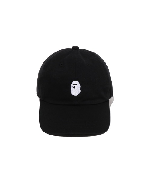 A BATHING APE(アベイシングエイプ)の「APE HEAD ONE POINT PANEL CAP(キャップ・メンズ・ベージュ/ブラック/バーガンディー・FREE)」の4枚目の写真