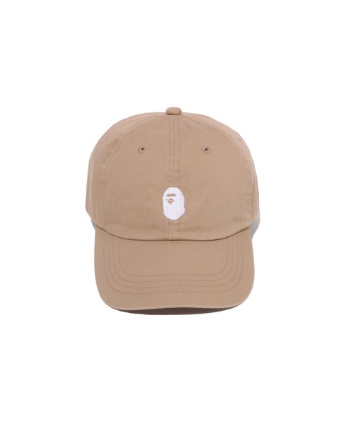 A BATHING APE(アベイシングエイプ)の「APE HEAD ONE POINT PANEL CAP(キャップ・メンズ・ベージュ/ブラック/バーガンディー・FREE)」の5枚目の写真