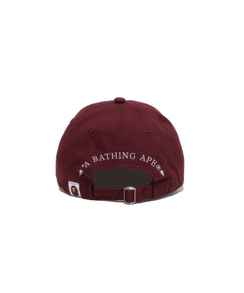A BATHING APE(アベイシングエイプ)の「APE HEAD ONE POINT PANEL CAP(キャップ・メンズ・ベージュ/ブラック/バーガンディー・FREE)」の9枚目の写真