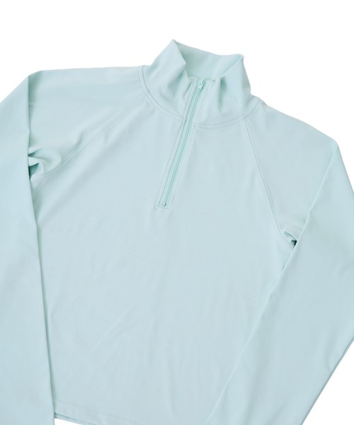 FTW(エフティダブリュー)の「HALF ZIP JERSEY(Tシャツ/カットソー・レディース・ミント/ブラック・SMALL/MEDIUM)」の11枚目の写真