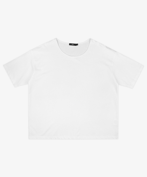 OWSA(オウサ)の「ソフトUネック無地半袖Tシャツ2カラー(Tシャツ/カットソー・メンズ・ホワイト/ブラック・LARGE/MEDIUM)」の12枚目の写真