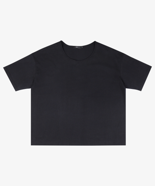 OWSA(オウサ)の「ソフトUネック無地半袖Tシャツ2カラー(Tシャツ/カットソー・メンズ・ホワイト/ブラック・LARGE/MEDIUM)」の13枚目の写真