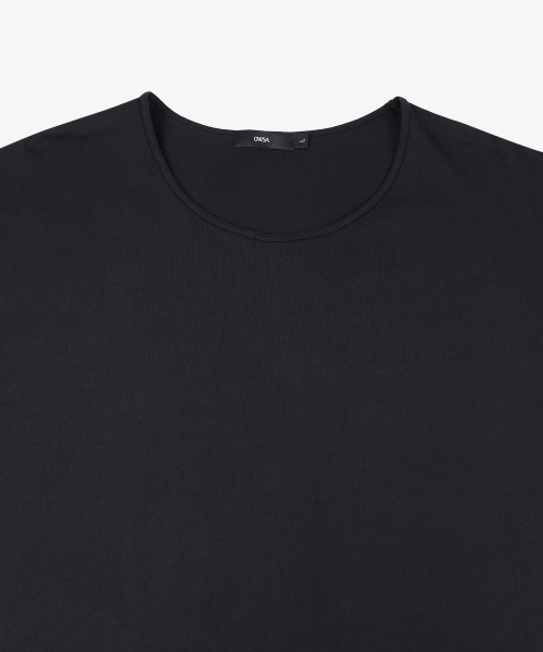 OWSA(オウサ)の「ソフトUネック無地半袖Tシャツ2カラー(Tシャツ/カットソー・メンズ・ホワイト/ブラック・LARGE/MEDIUM)」の15枚目の写真