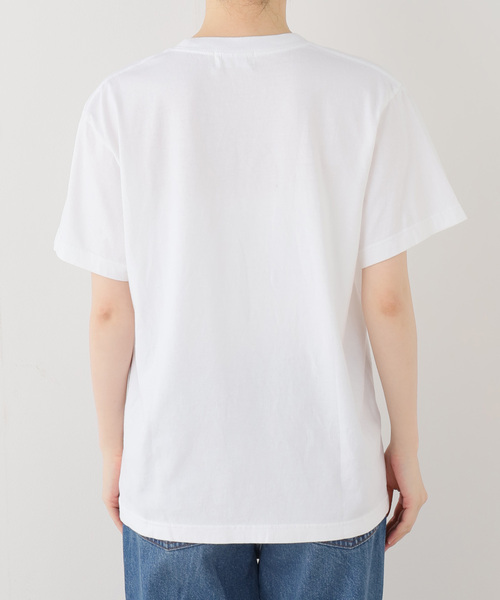 BALMYDAY'S（バルミーデイズ）の「BALMYDAYS/バルミーデイズ SLOBE別注 カーミットフォトTシャツ BAL-26SS-CS49（Tシャツ/カットソー・レディース・ホワイト・FREE）」の2枚目の写真