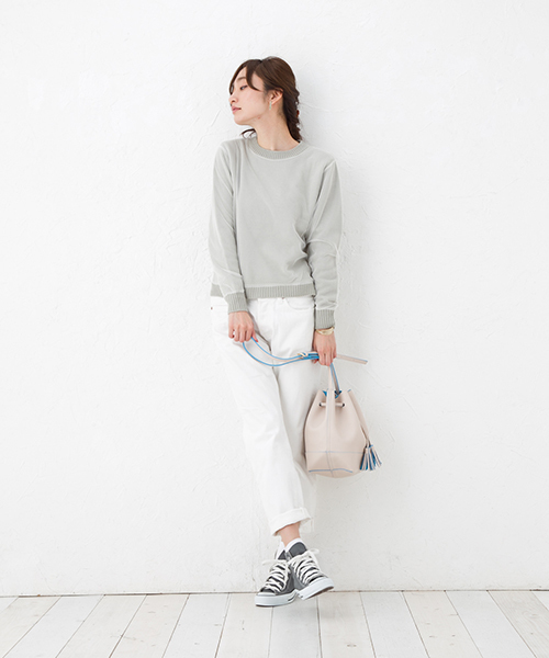 HITCH HIKE MARKET（ヒッチハイクマーケット）の「インサイドカラーミディドロスト（ショルダーバッグ・レディース・ブラック/ホワイト/ピンク/グレー/ベージュ/ピンク系その他・ONESIZE）」の3枚目の写真