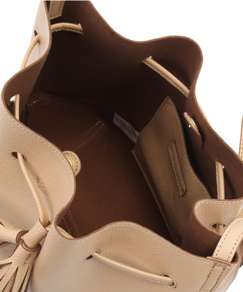 HITCH HIKE MARKET（ヒッチハイクマーケット）の「インサイドカラーミディドロスト（ショルダーバッグ・レディース・ブラック/ホワイト/ピンク/グレー/ベージュ/ピンク系その他・ONESIZE）」の17枚目の写真