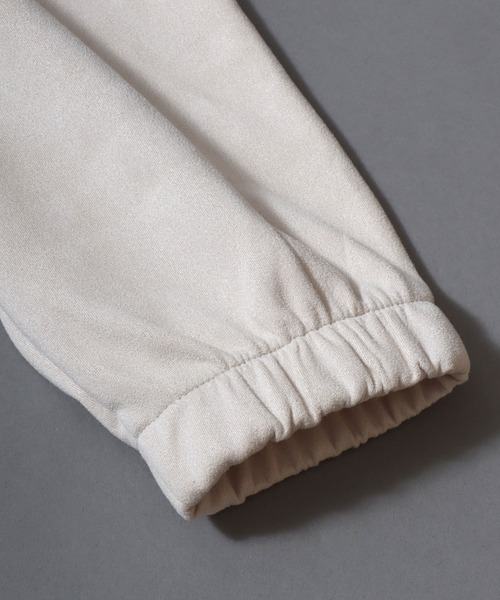ANPAS(アンパス)の「Brushed Ponte Snap-Front Blouson / ブラッシュポンチスナップブルゾン コーチジャケット アウター メンズ 秋冬 スエードライク(ブルゾン・メンズ・アイボリー/チャコール/ブラウン・M/L)」の20枚目の写真