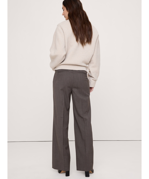 Banana Republic(バナナリパブリック)の「ハイライズ ワイドレッグ イタリアン ライトウェイト ウール パンツ(その他パンツ・レディース・グレー/ブルー・0/8/2/6)」の4枚目の写真