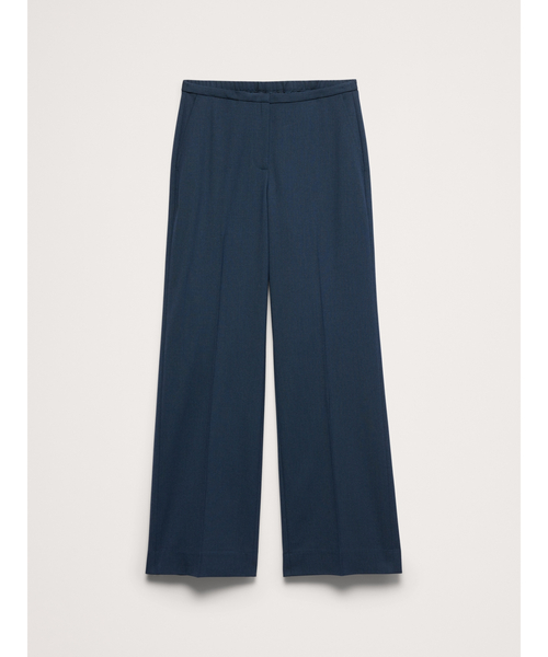 Banana Republic(バナナリパブリック)の「ハイライズ ワイドレッグ イタリアン ライトウェイト ウール パンツ(その他パンツ・レディース・グレー/ブルー・0/8/2/6)」の7枚目の写真
