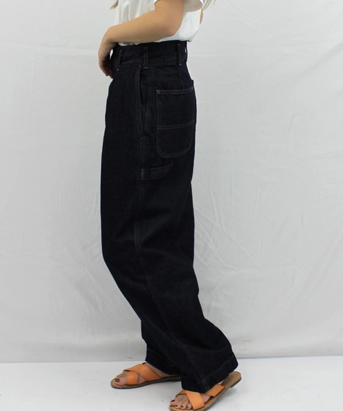 AUTHEN(オーセン)の「【AUTHEN】オーセン/ TACK WIDE PANTS(レディース)(デニムパンツ・レディース・ホワイト・23inch/27inch/25inch)」の4枚目の写真