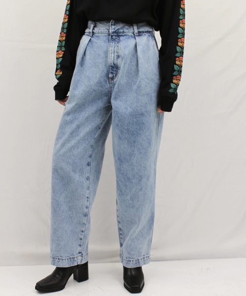 AUTHEN(オーセン)の「【AUTHEN】オーセン/ TACK WIDE PANTS(レディース)(デニムパンツ・レディース・ホワイト・23inch/27inch/25inch)」の7枚目の写真