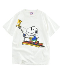 Vintage PEANUTS | 【USED】90’s Peanuts “Snoopy & Woodstock” キャラクター Tシャツ(Tシャツ/カットソー)