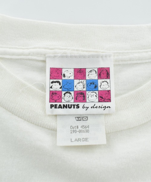 Vintage PEANUTS(ビンテージピーナッツ)の「【USED】90’s Peanuts “Snoopy & Woodstock” キャラクター Tシャツ(Tシャツ/カットソー・メンズ・ホワイト・LARGE)」の12枚目の写真