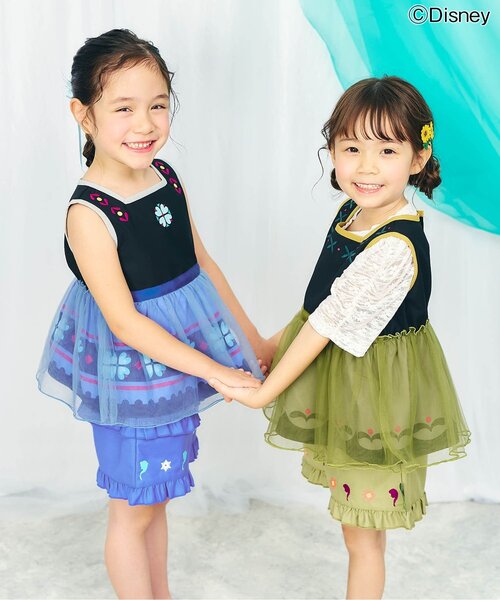 Disney(ディズニー)の「【ディズニーキャラクター】アナと雪の女王 ショートパンツ(セットアップ可)(その他パンツ・キッズ・グリーン/ブルー・140/130/120/80/100/90/110)」の11枚目の写真