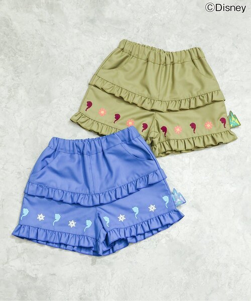 Disney(ディズニー)の「【ディズニーキャラクター】アナと雪の女王 ショートパンツ(セットアップ可)(その他パンツ・キッズ・グリーン/ブルー・140/130/120/80/100/90/110)」の12枚目の写真