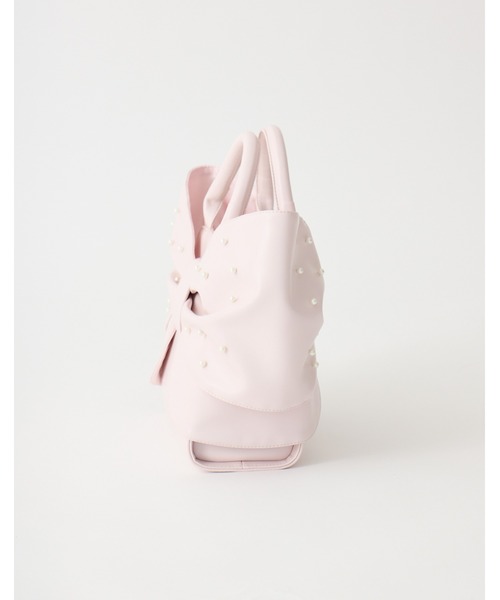 mellfy memory(メルフィーメモリー)の「Mellfy pearl ribbon kiss-lock bag(ハンドバッグ・レディース・ピンク/ベビーピンク・FREE)」の12枚目の写真