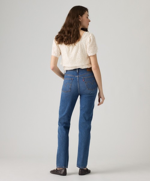 Levi's(リーバイス)の「Levi's/リーバイス 501(R) ORIGINAL ジーンズ FOR WOMEN ミディアムインディゴ(デニムパンツ・レディース・インディゴブルー・27inch/26inch/25inch/24inch/28inch/23inch)」の4枚目の写真