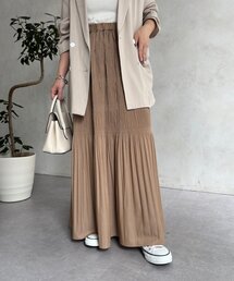 ツイルプリーツスカート