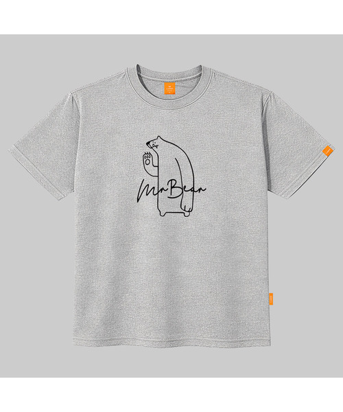 LLAMO(エラモ)の「ミスターベア 半袖Tシャツ 男女共用 ビッグサイズ S 4XL(Tシャツ/カットソー・レディース・ホワイト/ブラック/グレー/ピンク・SMALL/MEDIUM/LARGE/X-LARGE/2XL/4XL/3XL)」の1枚目の写真