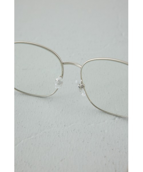 AZUL by moussy（アズールバイマウジー）の「ラウンドメタルグラス（メガネ・レディース・シルバー/ゴールド・FREE）」の8枚目の写真