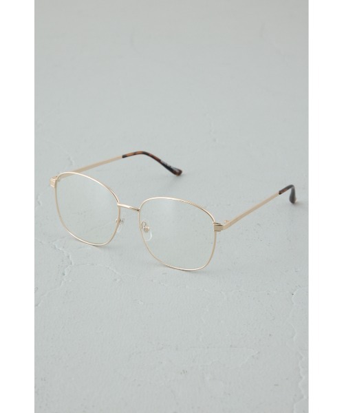 AZUL by moussy（アズールバイマウジー）の「ラウンドメタルグラス（メガネ・レディース・シルバー/ゴールド・FREE）」の11枚目の写真