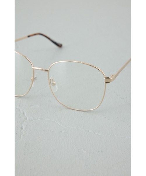AZUL by moussy（アズールバイマウジー）の「ラウンドメタルグラス（メガネ・レディース・シルバー/ゴールド・FREE）」の14枚目の写真