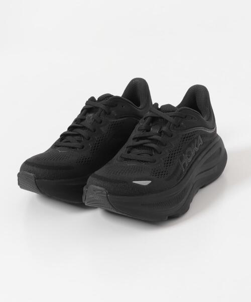 HOKA（ホカ）の「HOKA ONEONE　BONDI 9（スニーカー・メンズ・ブラック・26/26.5/27/27.5/28/28.5/29/30）」の2枚目の写真