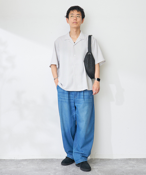 B.C STOCK(ベーセーストック)の「Assort Print S/Sシャツ(シャツ/ブラウス・メンズ・ブラック/ホワイト・LARGE/MEDIUM)」の7枚目の写真