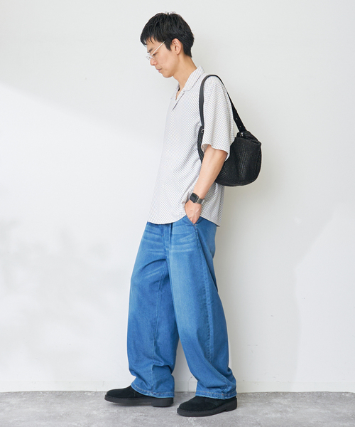 B.C STOCK(ベーセーストック)の「Assort Print S/Sシャツ(シャツ/ブラウス・メンズ・ブラック/ホワイト・LARGE/MEDIUM)」の8枚目の写真