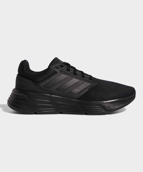 adidas(アディダス)の「GLX 6 / ランニングシューズ / アディダス adidas(スニーカー・レディース・ブラック×ブラック・22.0cm/22.5cm/23.0cm/23.5cm/24.0cm/24.5cm/25.0cm/25.5cm/26.0cm)」の1枚目の写真