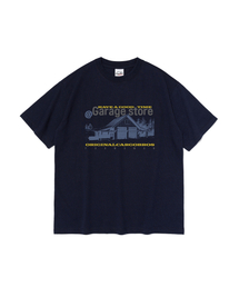 アメリカンストア 半袖Tシャツ (ネイビー)